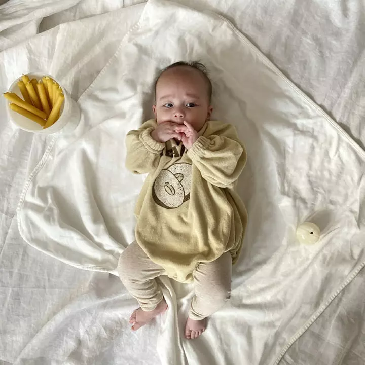 1 Gram - Korean Baby Fashion - #babyoninstagram - Bagle Bodysuit - 6