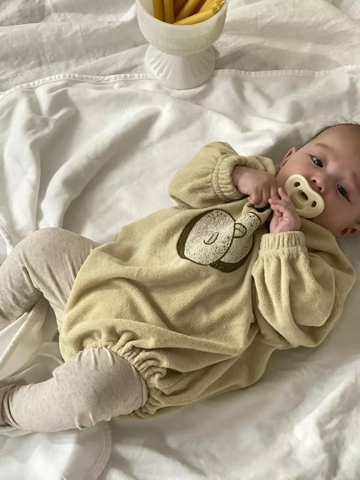 1 Gram - Korean Baby Fashion - #babyoutfit - Bagle Bodysuit - 8