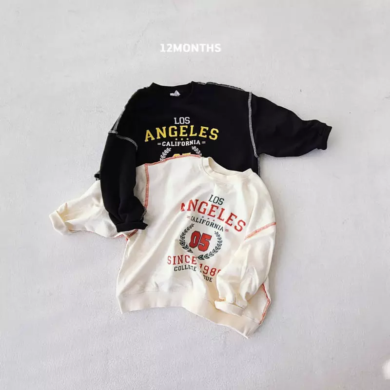 12 Month - Korean Children Fashion - #Kfashion4kids - LA Sweatshirt - 6