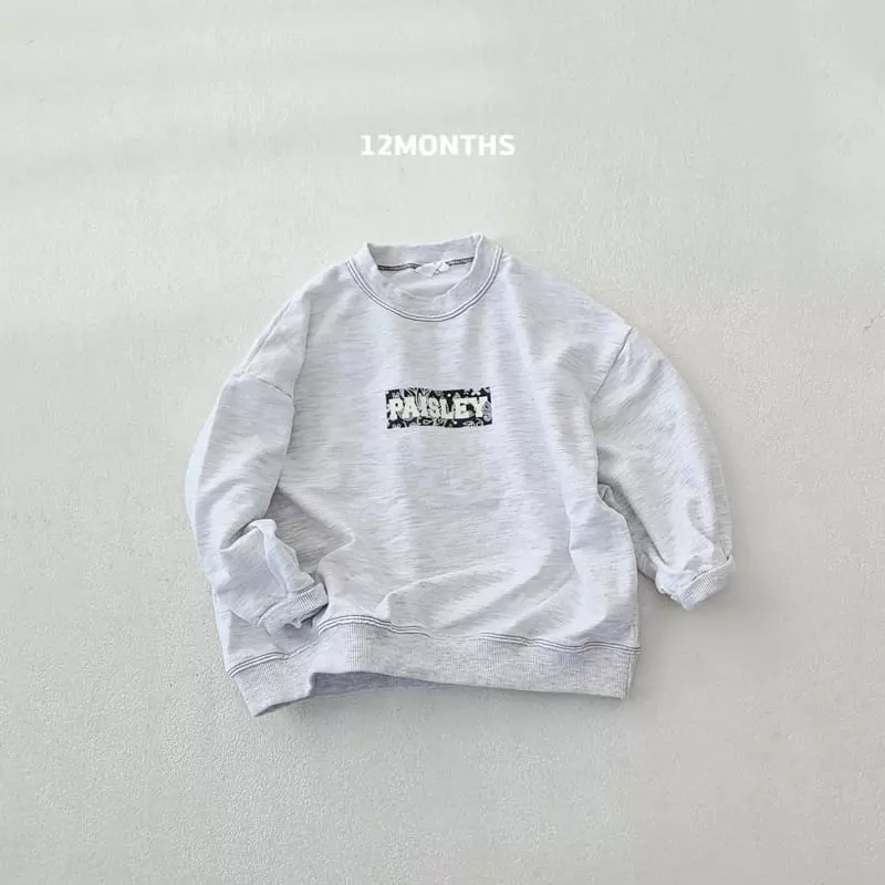 12 Month - Korean Children Fashion - #childofig - Paisely Sweatshirt