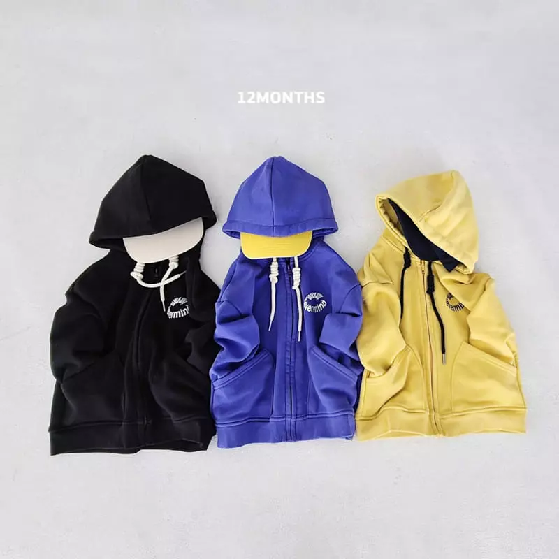 12 Month - Korean Children Fashion - #childrensboutique - Nubana Hoody Zip-up