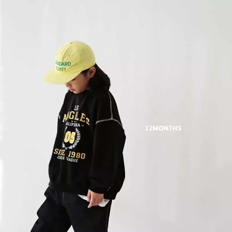 12 Month - Korean Children Fashion - #minifashionista - LA Sweatshirt - 9