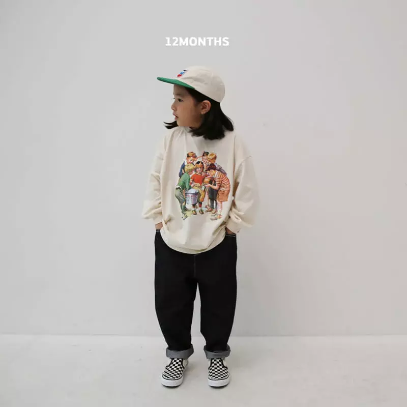 12 Month - Korean Children Fashion - #toddlerclothing - Oil Jeans - 12