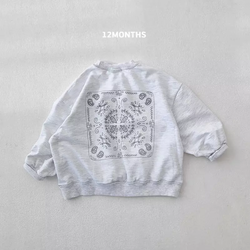 12 Month - Korean Women Fashion - #momslook - Mom Paisely Sweatshirt - 3