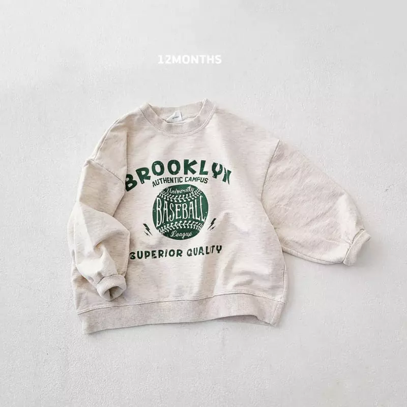 12 Month - Korean Women Fashion - #shopsmall - Mom Baseball Sweatshirt