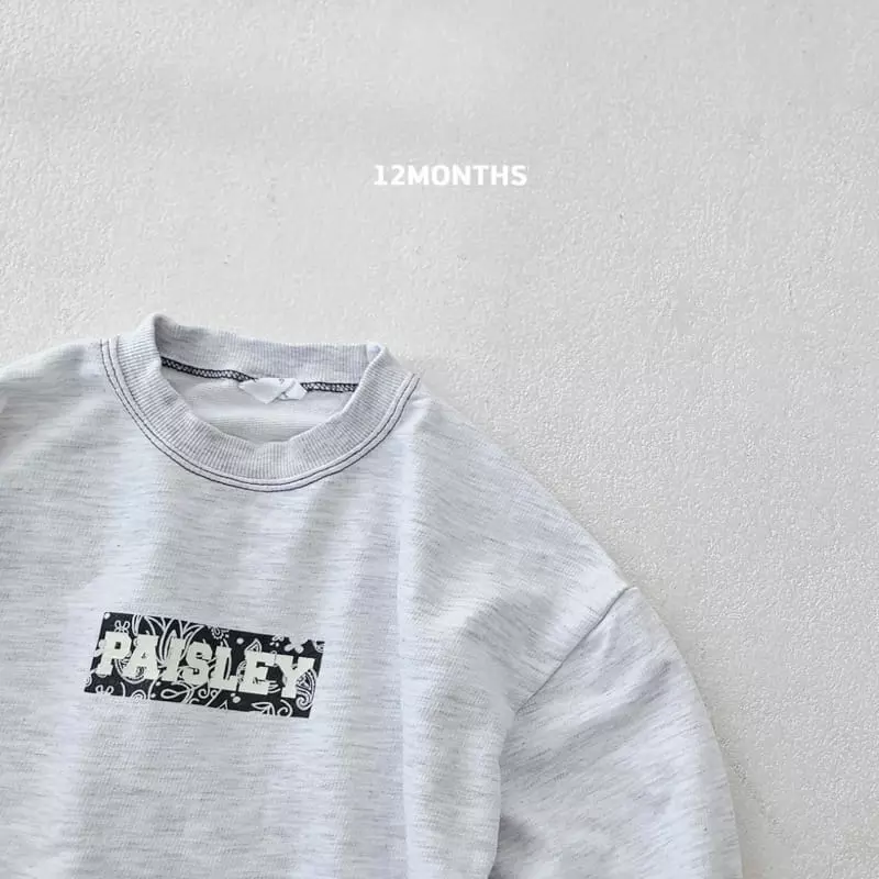 12 Month - Korean Women Fashion - #vintageinspired - Mom Paisely Sweatshirt - 5