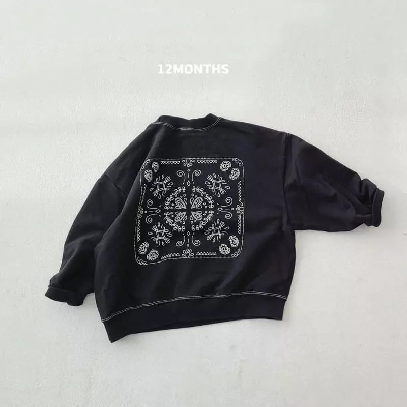 12 Month - Korean Women Fashion - #momslook - Mom Paisely Sweatshirt - 4