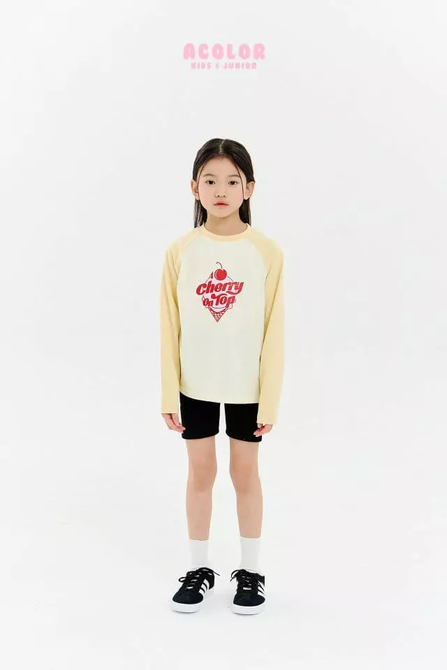 Acolor - Korean Children Fashion - #childofig - Ice Cream Tee - 7