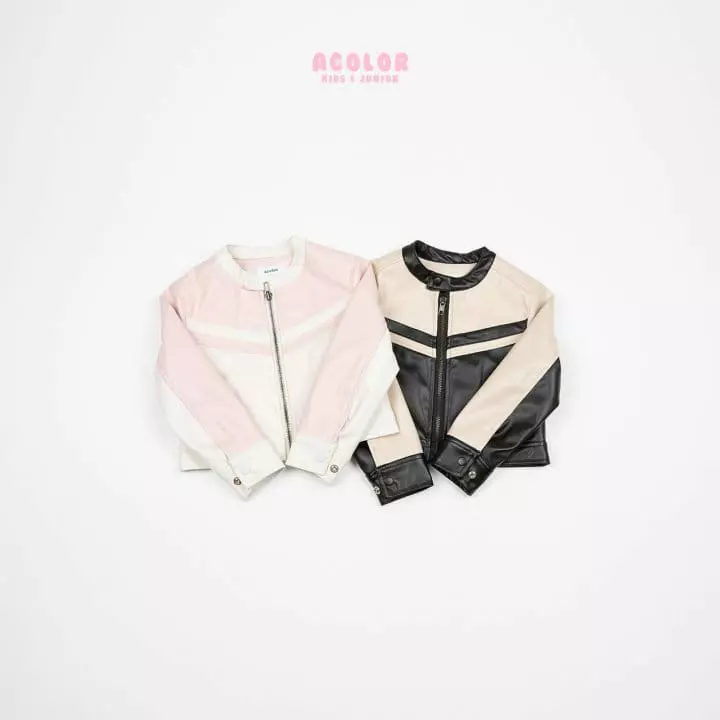 Acolor - Korean Children Fashion - #childrensboutique - Lacing Jacket - 11