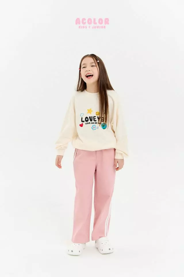 Acolor - Korean Children Fashion - #kidsstore - Love Ya Sweatshirt - 9