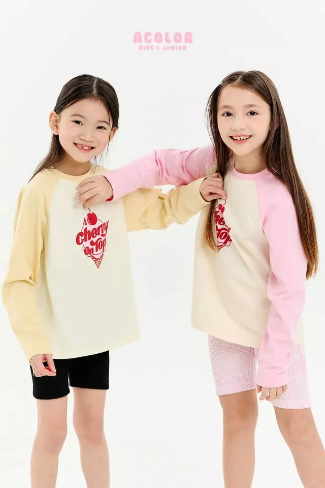 Acolor - Korean Children Fashion - #littlefashionista - Ice Cream Tee - 4