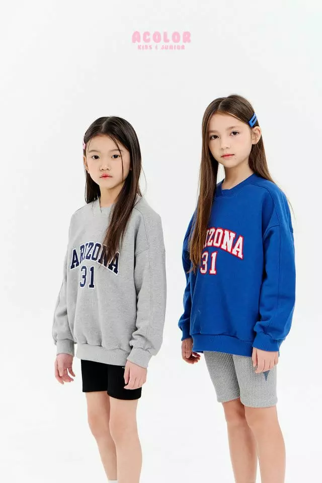 Acolor - Korean Children Fashion - #todddlerfashion - Sproty Sweatshirt - 2