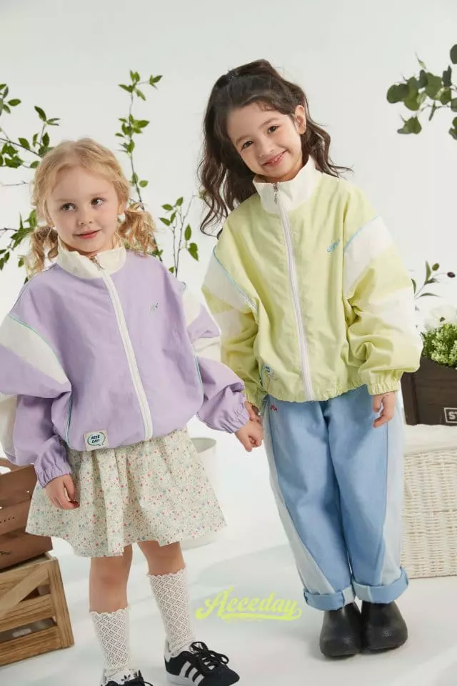 Aeeeday - Korean Children Fashion - #childofig - Piping Windbreaker
