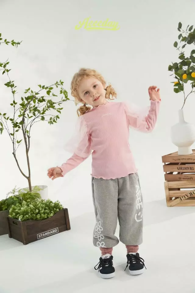Aeeeday - Korean Children Fashion - #fashionkids - Mesh Puff Tee