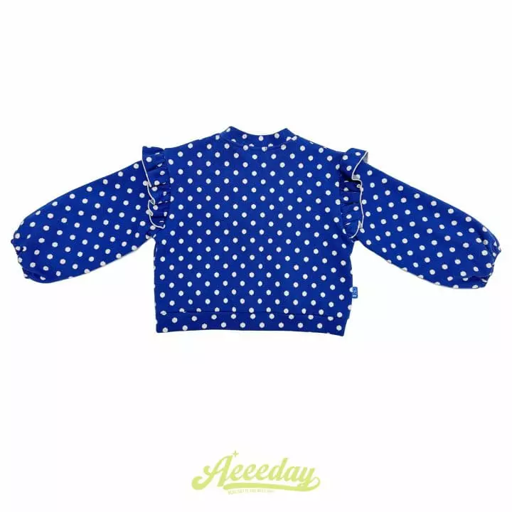 Aeeeday - Korean Children Fashion - #kidsstore - Dot Frill Cardigan - 11