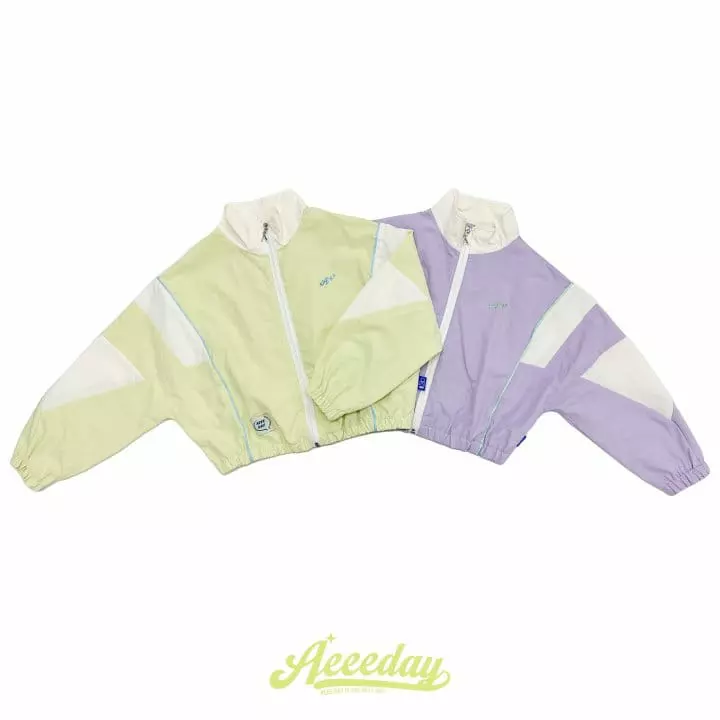Aeeeday - Korean Children Fashion - #kidsstore - Piping Windbreaker - 8
