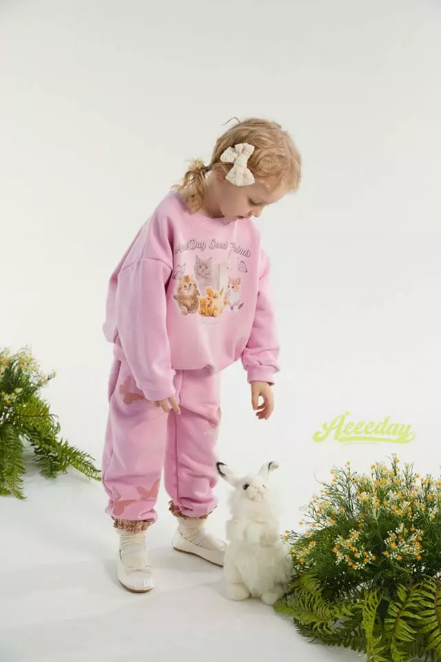 Aeeeday - Korean Children Fashion - #kidzfashiontrend - Cats Sweatshirt - 3