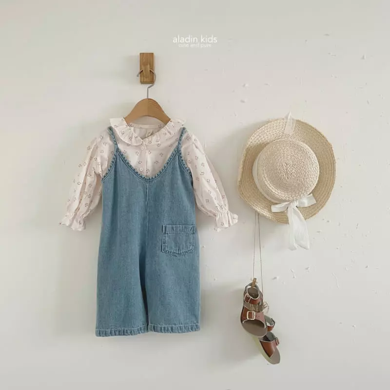 Aladin - Korean Children Fashion - #childofig - Cherry Milky Blouse - 10