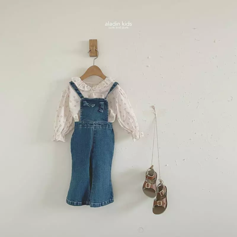Aladin - Korean Children Fashion - #childrensboutique - Cherry Milky Blouse - 11