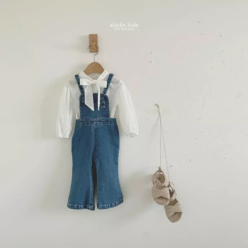 Aladin - Korean Children Fashion - #fashionkids - New Bootscut Overalls - 11