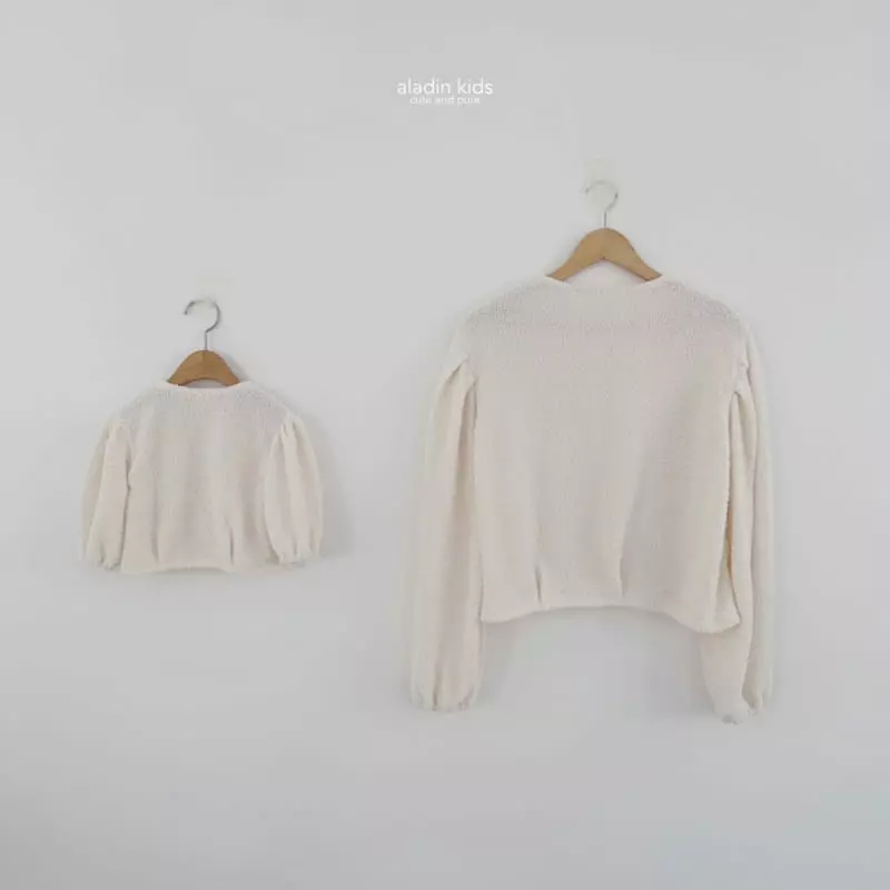 Aladin - Korean Children Fashion - #kidzfashiontrend - Powder Cardigan with Mom - 5