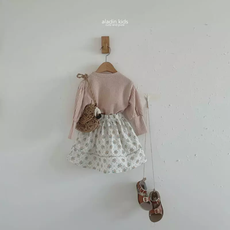 Aladin - Korean Children Fashion - #Kfashion4kids - Sharlang Puff Tee - 4