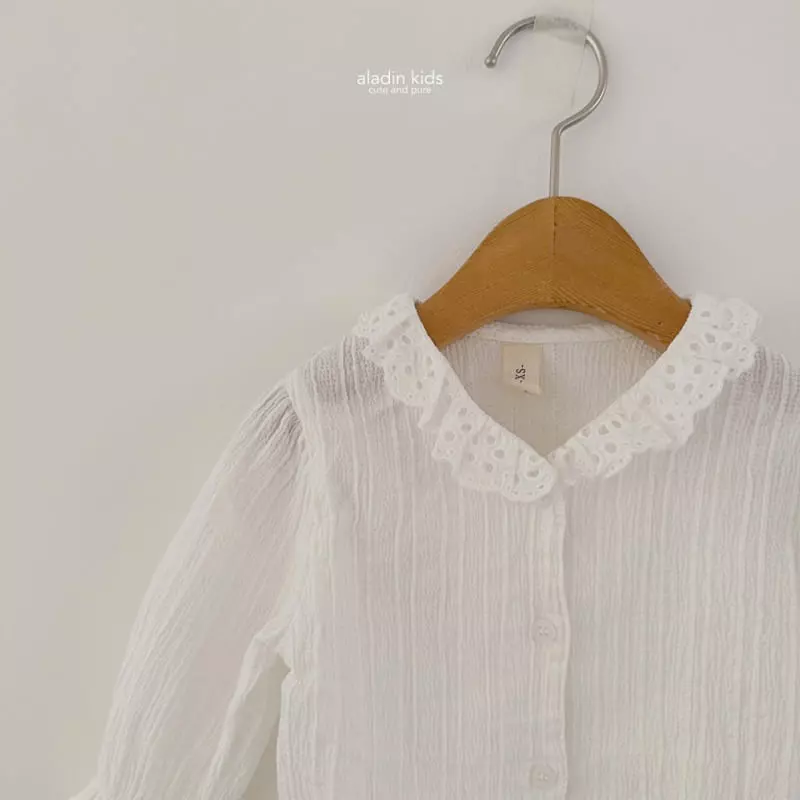 Aladin - Korean Children Fashion - #littlefashionista - Cherry Milky Blouse - 4
