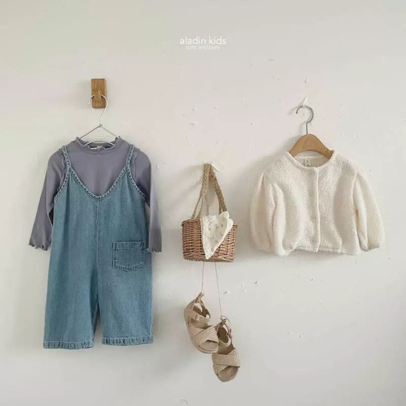 Aladin - Korean Children Fashion - #prettylittlegirls - Powder Cardigan with Mom - 10