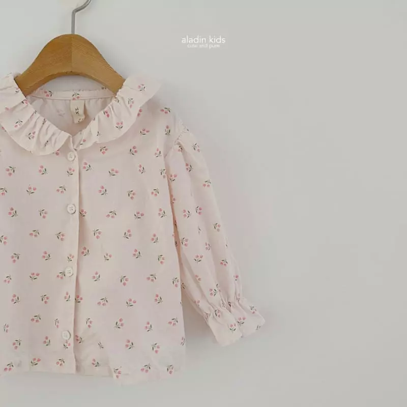 Aladin - Korean Children Fashion - #prettylittlegirls - Cherry Milky Blouse - 6