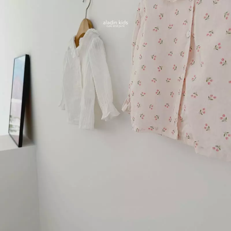 Aladin - Korean Children Fashion - #todddlerfashion - Cherry Milky Blouse - 7