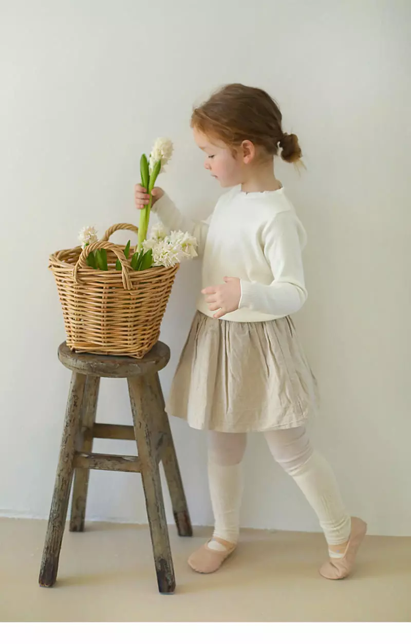 Amber - Korean Children Fashion - #kidsshorts - Eyelet Knit Pullover