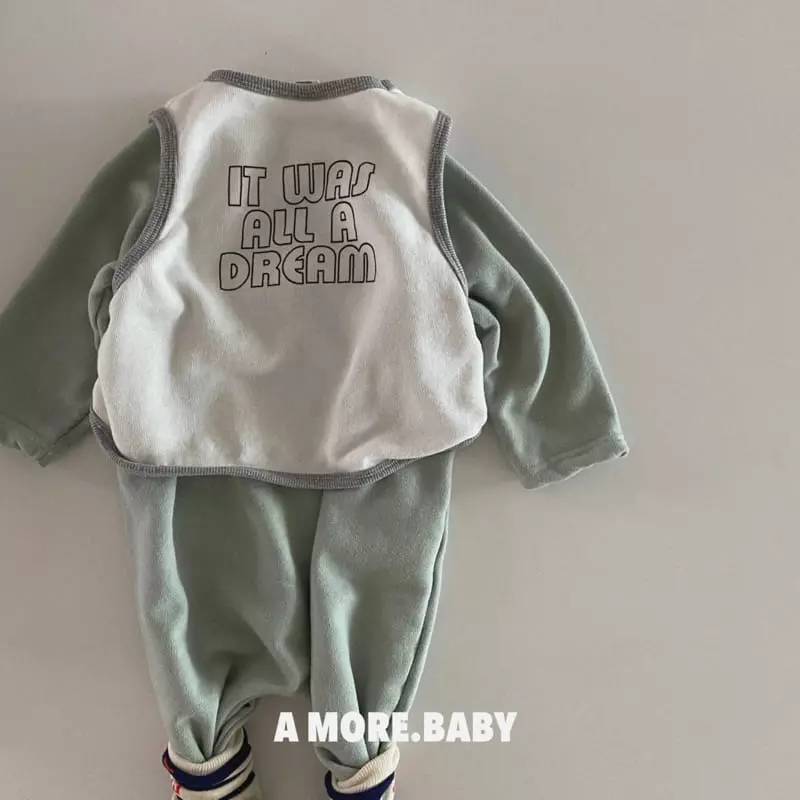 Amore - Korean Baby Fashion - #babyootd - Bebe Dream Vest - 2