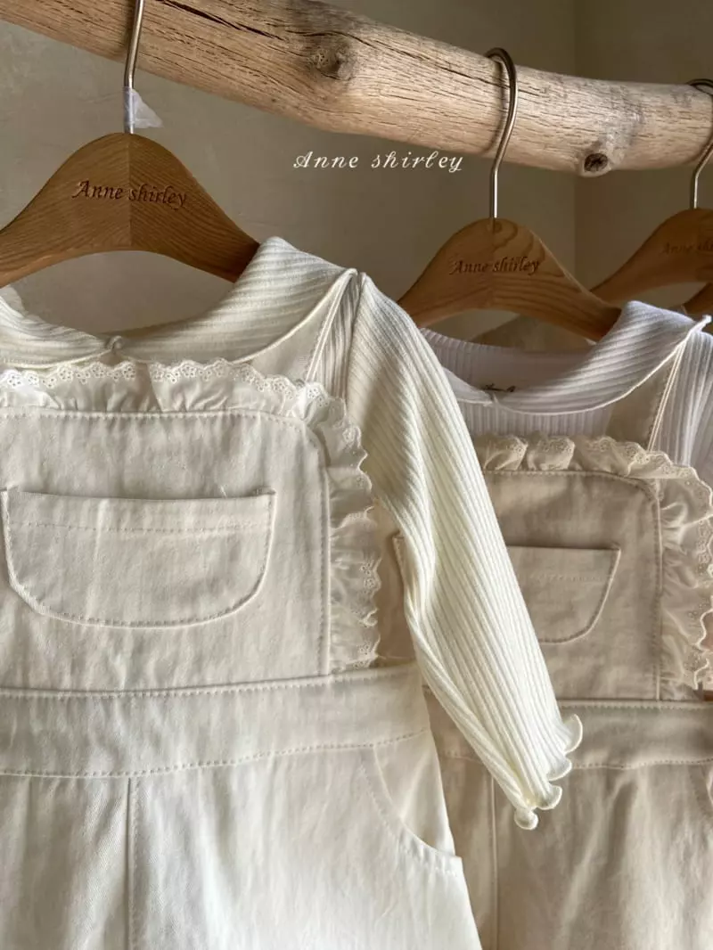 Anne Shirley - Korean Baby Fashion - #babyfever - Harnie Lace Dungarees Bodysuit - 6