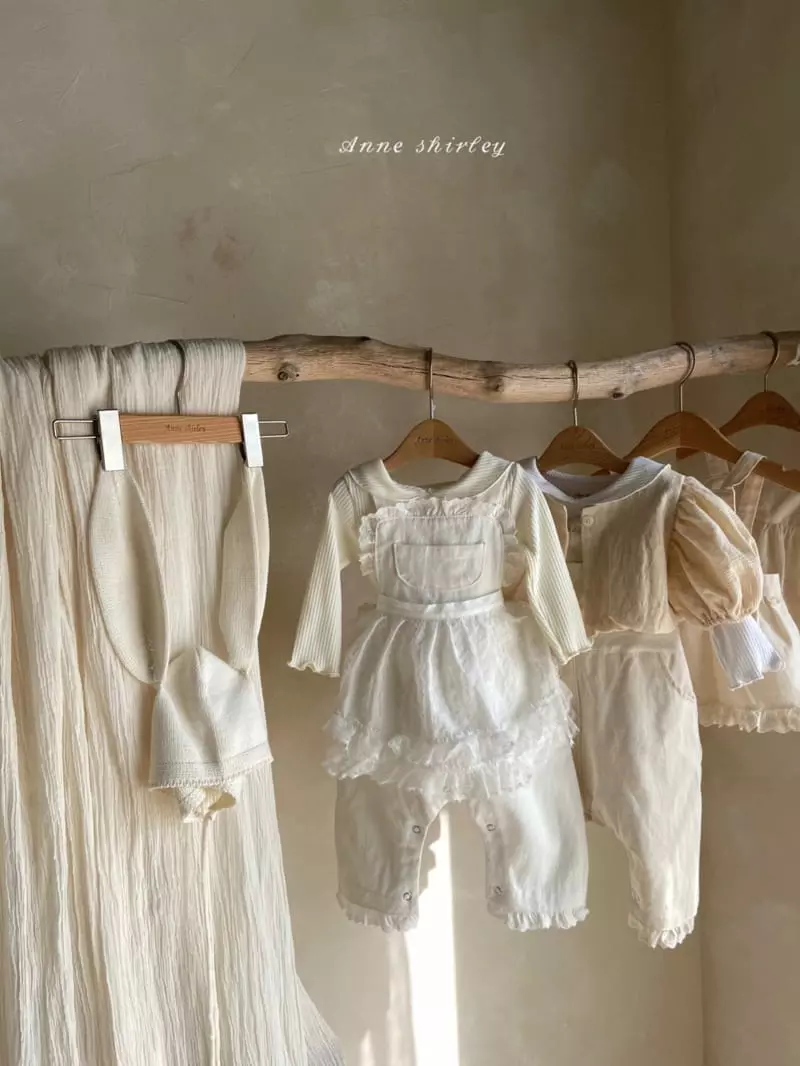 Anne Shirley - Korean Baby Fashion - #babylifestyle - Harnie Lace Dungarees Bodysuit - 8