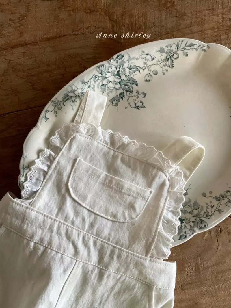 Anne Shirley - Korean Baby Fashion - #babyootd - Harnie Lace Dungarees Bodysuit - 10