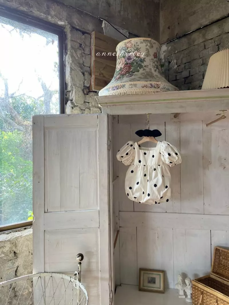 Anne Shirley - Korean Baby Fashion - #onlinebabyshop - Moi Dot Bodysuit - 2