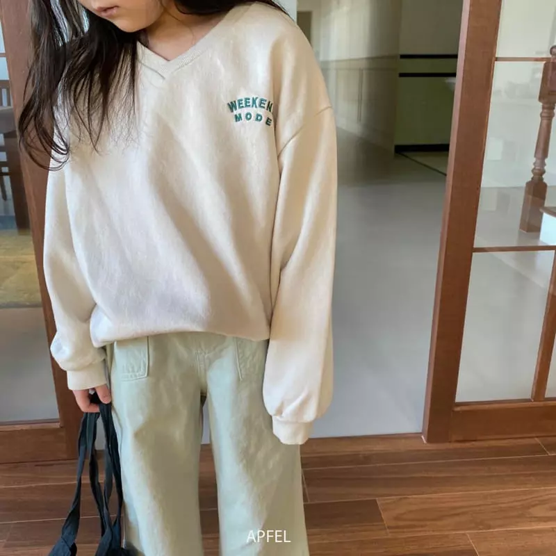 Apfel - Korean Children Fashion - #childofig - Modu V Sweatshirt