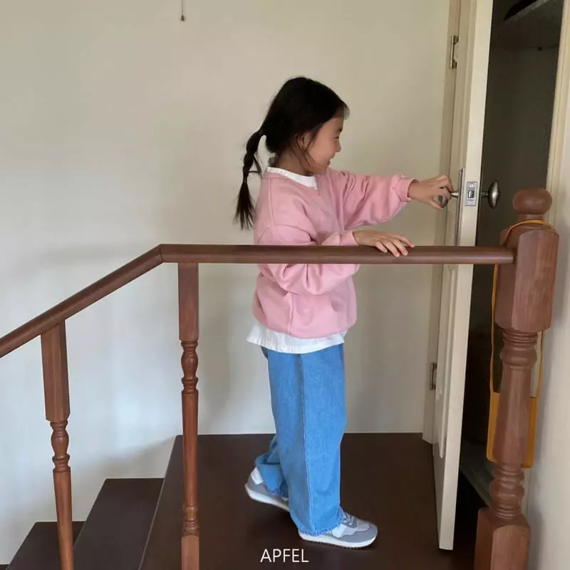 Apfel - Korean Children Fashion - #childofig - Modu V Sweatshirt - 2