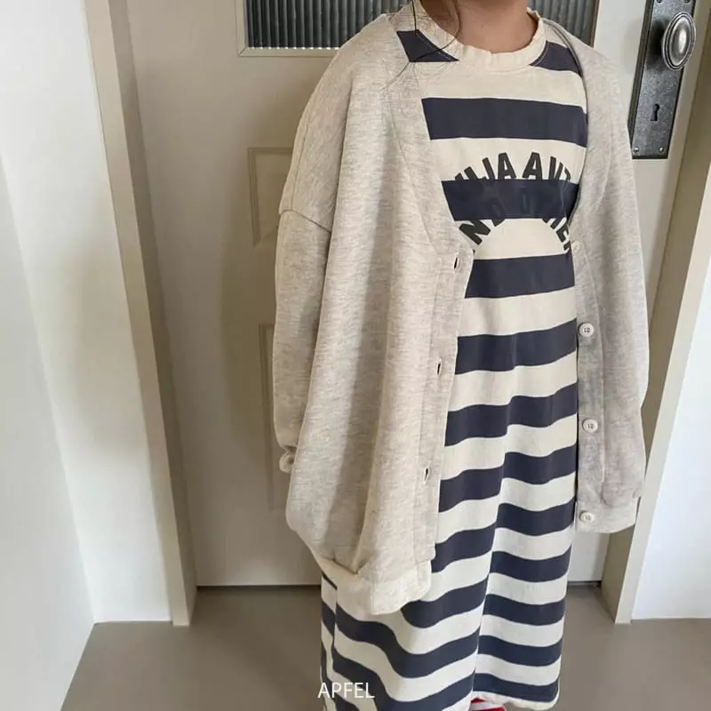 Apfel - Korean Children Fashion - #minifashionista - Crew Cardigan - 4