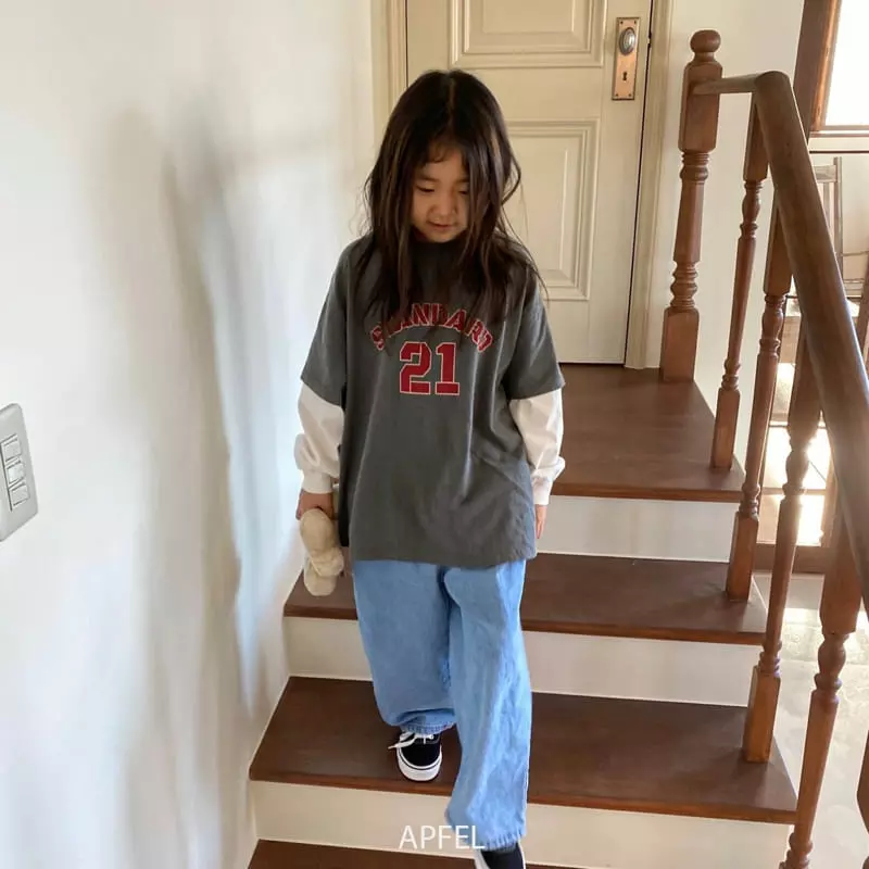 Apfel - Korean Children Fashion - #toddlerclothing - Standard 21 Tee - 12