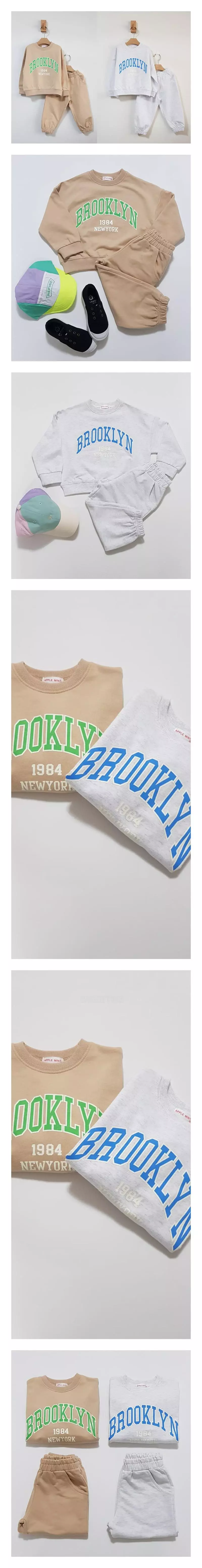 Applemint - Korean Children Fashion - #childrensboutique - Brooklyn Top Bottom Set