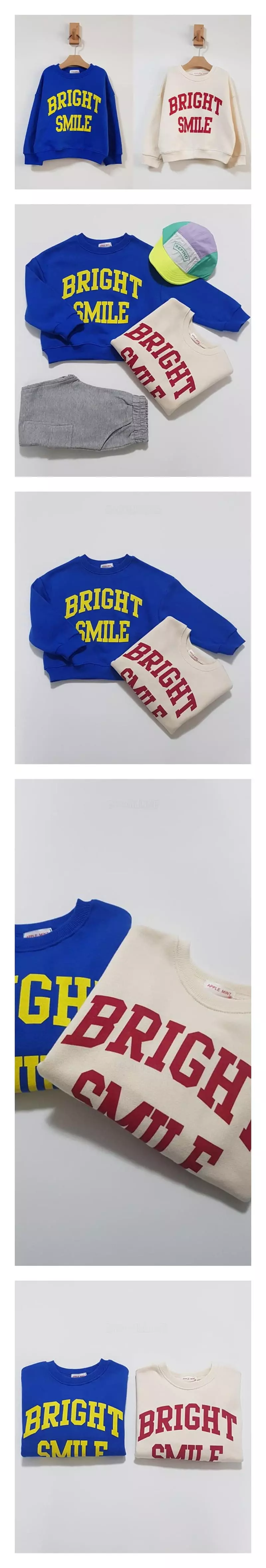Applemint - Korean Children Fashion - #discoveringself - Bright Sweatshirt