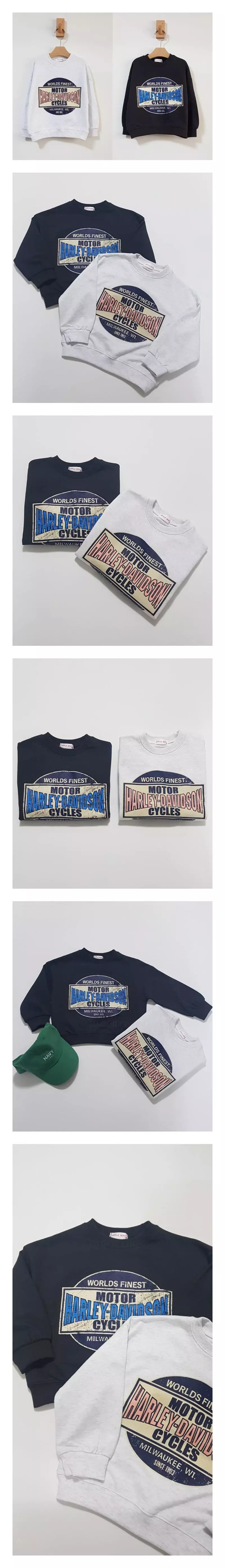 Applemint - Korean Children Fashion - #fashionkids - Moter Cycle Sweatshirt