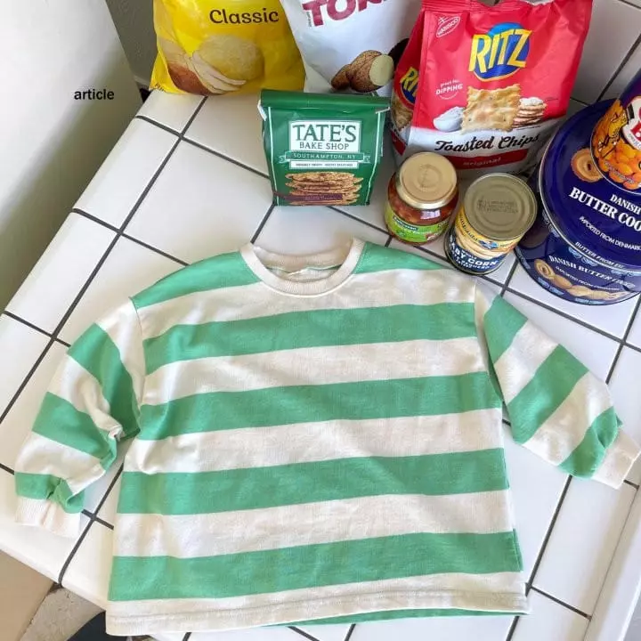 Article - Korean Children Fashion - #childrensboutique - Mini Terry Boxy Tee - 3