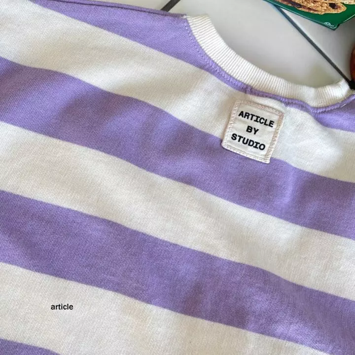 Article - Korean Children Fashion - #childrensboutique - Mini Terry Boxy Tee - 4