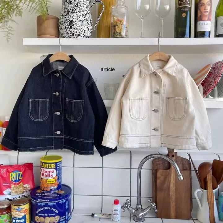 Article - Korean Children Fashion - #designkidswear - Moode Denim Jacket - 2