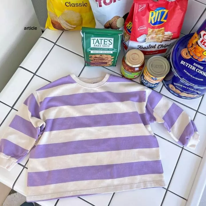 Article - Korean Children Fashion - #discoveringself - Mini Terry Boxy Tee - 5