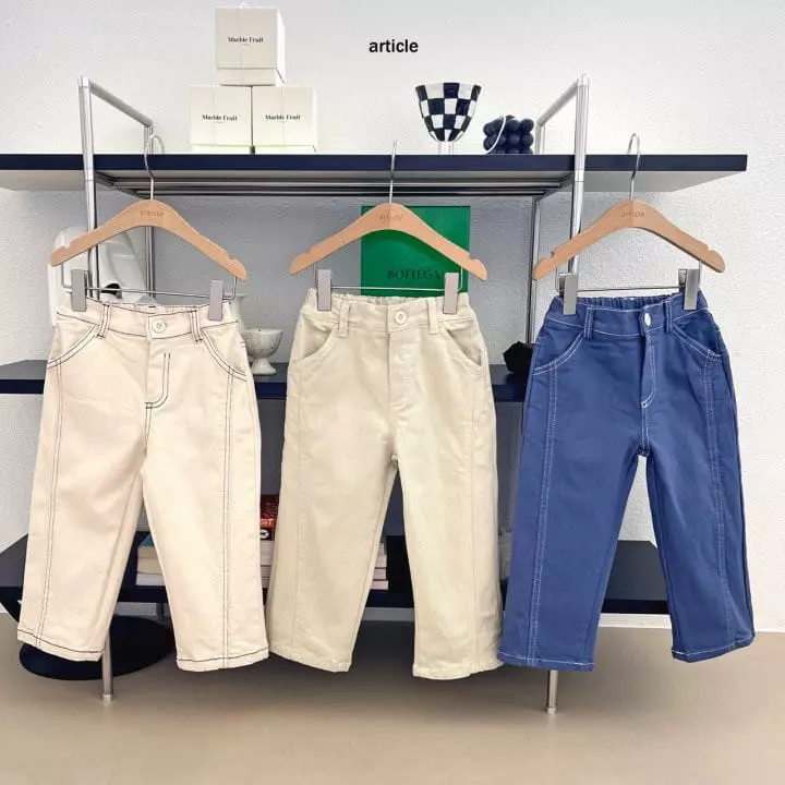 Article - Korean Children Fashion - #discoveringself - Tone Tone Slit Pants