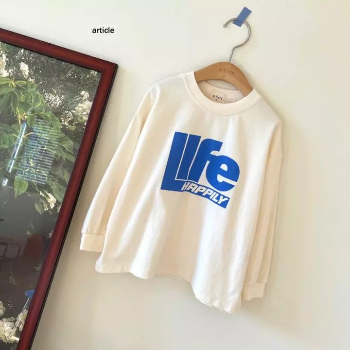 Article - Korean Children Fashion - #kidsshorts - Life Paint Tee - 2