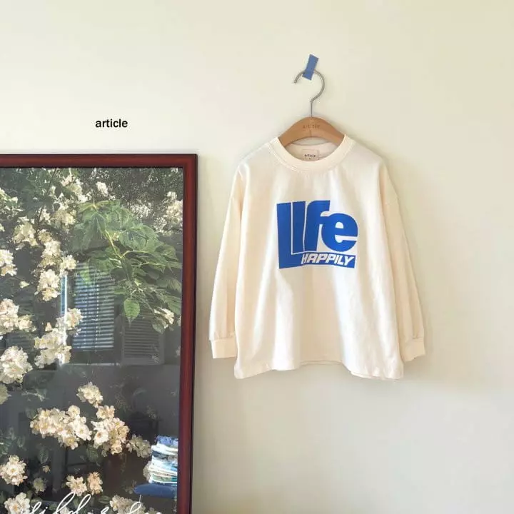 Article - Korean Children Fashion - #kidsstore - Life Paint Tee - 3
